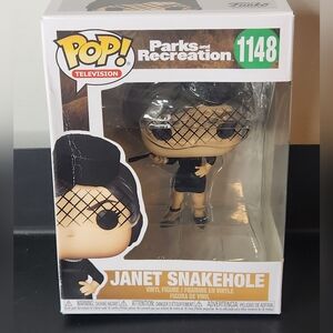 Funko Pop Janet Snakehole # 1148 Parks & Recreation April Ludgate Aubrey Plaza